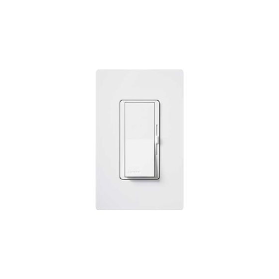 Lutron DV-600P-WH Diva 600 Watt Single Pole Dimmer - White