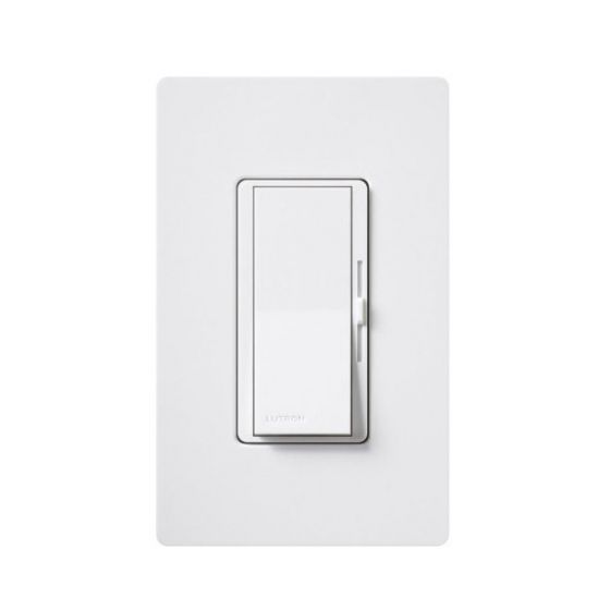 Lutron Diva DVTV-WH 0-10V Dimmer Switch Single-Pole 120V White (30mA Max)