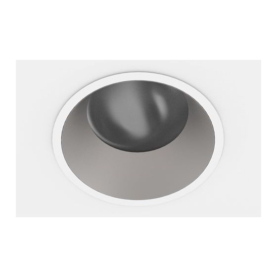 Lucifer F4R-AE-2 Fraxion Microflange Ajustable Recessed LED Downlight Suitable for Wet Location