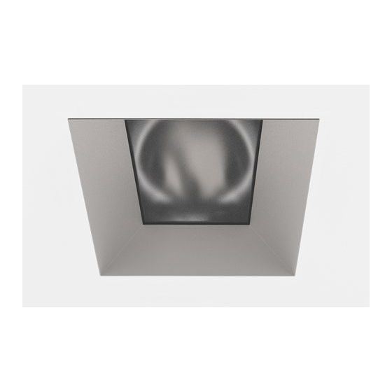 Lucifer F4S-AE-1-00 Fraxion Trimless Square Ajustable Recessed LED Downlight