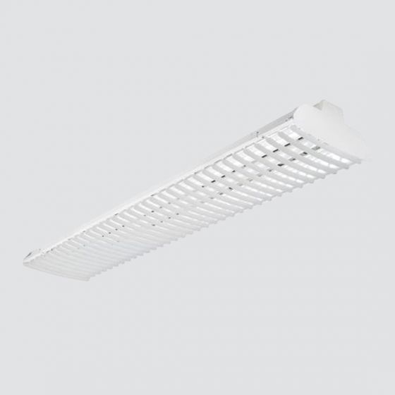 Image 1 of Alcon Lighting 15216 RFT 96 Inch Architectural LED Linear Baffle Louvered High Bay