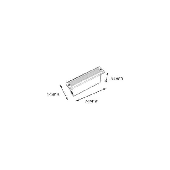 Alcon Lighting 9500-F Kennedy Architectural LED Low Voltage Step Light Flush Mount Fixture