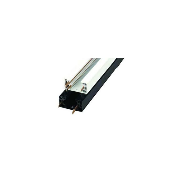 Alcon 13000-TC-2 Universal 2' - 12' Two Circuit Track Channel for LED Track Lights