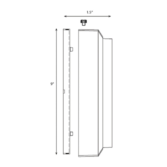 Alcon Lighting 9407-S Marshall Architectural LED Low Voltage Step Light Surface Mount Fixture