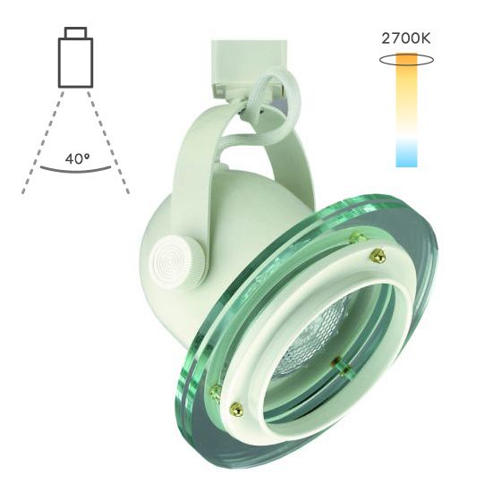 Alcon Oasis 13116 LED  Round Back Track Light