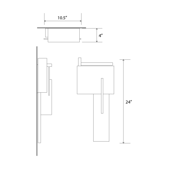 Cerno Oris 03-140 LED Wall Sconce