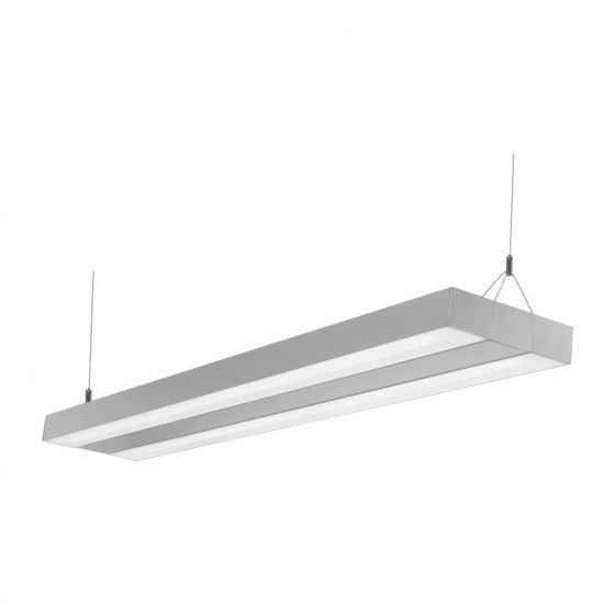 Alcon Lighting Rektor 12202 Architectural Linear Suspended LED Office Ceiling Light Fixture – Uplight and Downlight