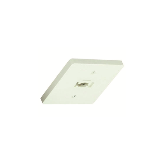 Alcon Lighting 13130 Square Monopoint Architectural LED Track Light Fixture - Single Circuit
