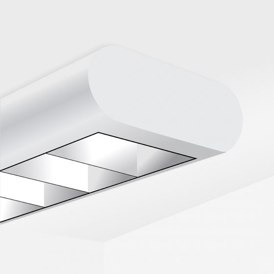 Alcon 12146-S Linear Surface-Mount Capsule LED Downlight
