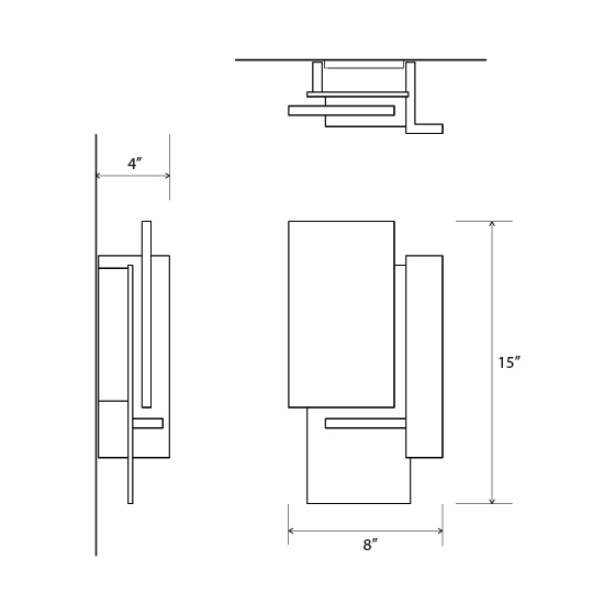 Cerno Vesper 03-132 LED Wall Sconce