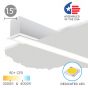 Image 2 of Alcon 12100-15-R Recessed Linear Trimless LED Light  
