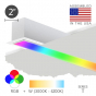 Image 2 of Alcon 12100-20-R-RGBW Linear Recessed Slim Color-Changing LED Light