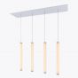 Image 1 of Alcon Lighting 12168-4 Cosma 4 Light Cluster Architectural LED Long Cylinder Vertical Tube Commercial Pendant Light Fixture