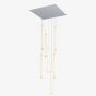 Image 1 of Alcon Lighting 12168-7 Cosma 7 Light Cluster Architectural LED Long Cylinder Vertical Tube Commercial Pendant Light Fixture