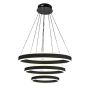 Image 1 of Alcon 12270-3 Suspended Architectural LED 3-Tier Ring Chandelier