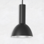 Image 1 of Alcon 12302-P-DM Architectural Half-Moon Dome Industrial LED Cylinder Pendant Light