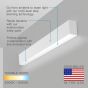 Image 3 of Alcon 12500-20-W Linear Wall-Mounted Antimicrobial LED Light