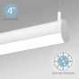 Image 2 of Alcon 12501-R4 Linear Antimicrobial LED Rotatable Pendant Tube Light 