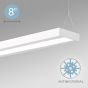 Image 2 of Alcon 12502-P Antimicrobial LED Linear Architectural Ceiling Pendant Light