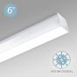 Image 2 of Alcon 12511-S Antimicrobial Ceiling Surface-Mounted Linear LED Cube Light