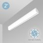 Image 2 of Alcon 12513-W Antimicrobial Linear Wall-Mounted LED Light