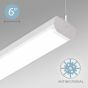 Image 2 of Alcon 12517-P Linear Antimicrobial LED Pendant Light