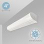 Image 2 of Alcon 12521-W Linear Antimicrobial Wall Mount LED Light