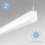 Image 2 of Alcon 12527-P Antimicrobial Rounded Linear Pendant LED Light