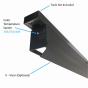 Image 2 of Alcon 13150 Architectural LED Linear Track Light Fixture