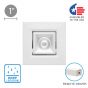 Image 2 of Alcon 14142-S-ADJ Recessed Multiples 1-Inch Miniature LED Adjustable Square Outdoor Light