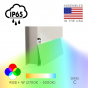 Image 2 of Alcon 15244-RGBW Angled LED Color-Changing Toe Kick Baseboard Light