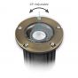 Image 3 of Alcon Lighting 9026-CB Harper Architectural Landscape LED 5 Inch Low Voltage Drive-Over Rated Cast Brass Well Light