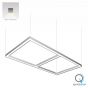 Image 2 of Alcon Lighting 12100-22-P-RC Continuum 22 Architectural LED 48 Inch x 96 Inch Rectangle Pendant Direct Light Fixture 