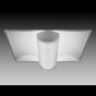 Image 1 of Focal Point Lighting FS322B Softlite III 2 x 2 Architectural Recessed Fluorescent Fixture