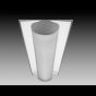 Image 1 of Focal Point Lighting FS314B Softlite III 1 x 4 Architectural Recessed Fluorescent Fixture