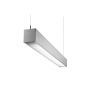 Image 1 of Alcon Lighting Spaira Commercial LED Linear Suspended Pendant Mount Direct Light with Parabolic Louver 