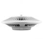 Image 1 of RAB GPLED78YW 78 Watt LED Garage Pendant Light in White with Prismatic Lens Warm White