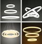 Image 3 of Alcon 12272-3 Architectural LED 3-Tier Ring Chandelier 