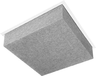 Image 1 of Alcon 11166 Recessed Non-Lit Sound Absorbing Acoustics Fixture
