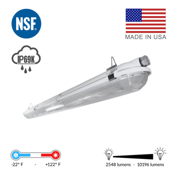Alcon Remy 11174 Low-Profile LED Wet-Location Canopy Light