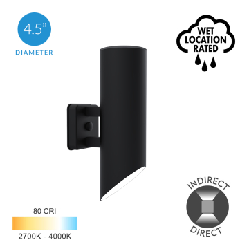Alcon 11230-DI Wall Bias-Cut Cylinder Up/Downlight