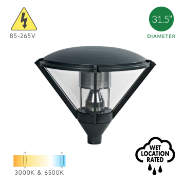 Alcon Lighting 11402 Elroy Architectural LED Post Top Light Fixture