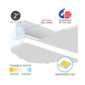 2-Inch Linear Recessed Linear LED Light