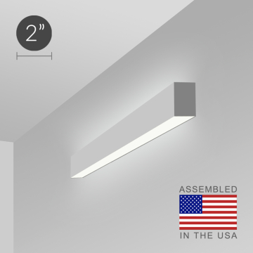 Alcon 12100-20-W LED Linear 2-Inch Wall Light