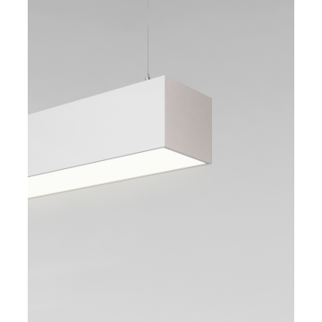 Alcon 12100-23-P-OP Architectural Linear LED Pendant Uplight/Downlight