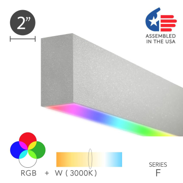 Alcon 12100-23-RGBW-S Linear Surface Color-Changing LED Light