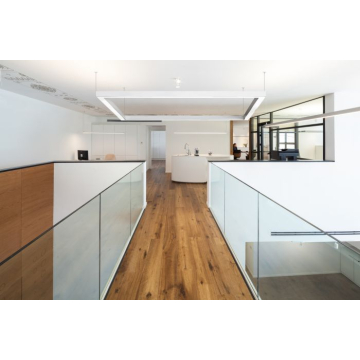 Alcon 12100-40-P-SQ, Square shaped pendant light shown in white finish and with a flushed lens.