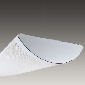 Architectural Perforated LED Linear Pendant Mount Direct/Indirect Light Fixture