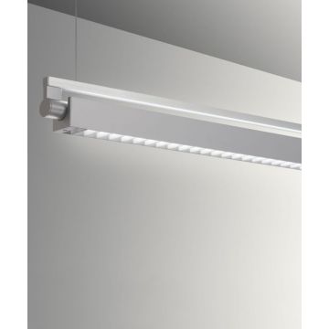 Gladstone Adjustable Architectural LED Strip Light Pendant - Louvered Direct/Indirect 