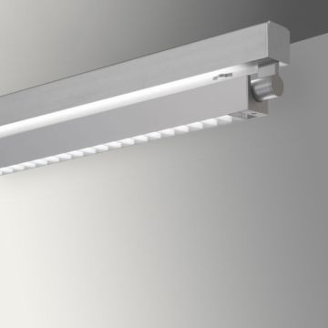 Gladstone Adjustable Architectural LED Strip Light Pendant - Louvered Direct/Indirect 